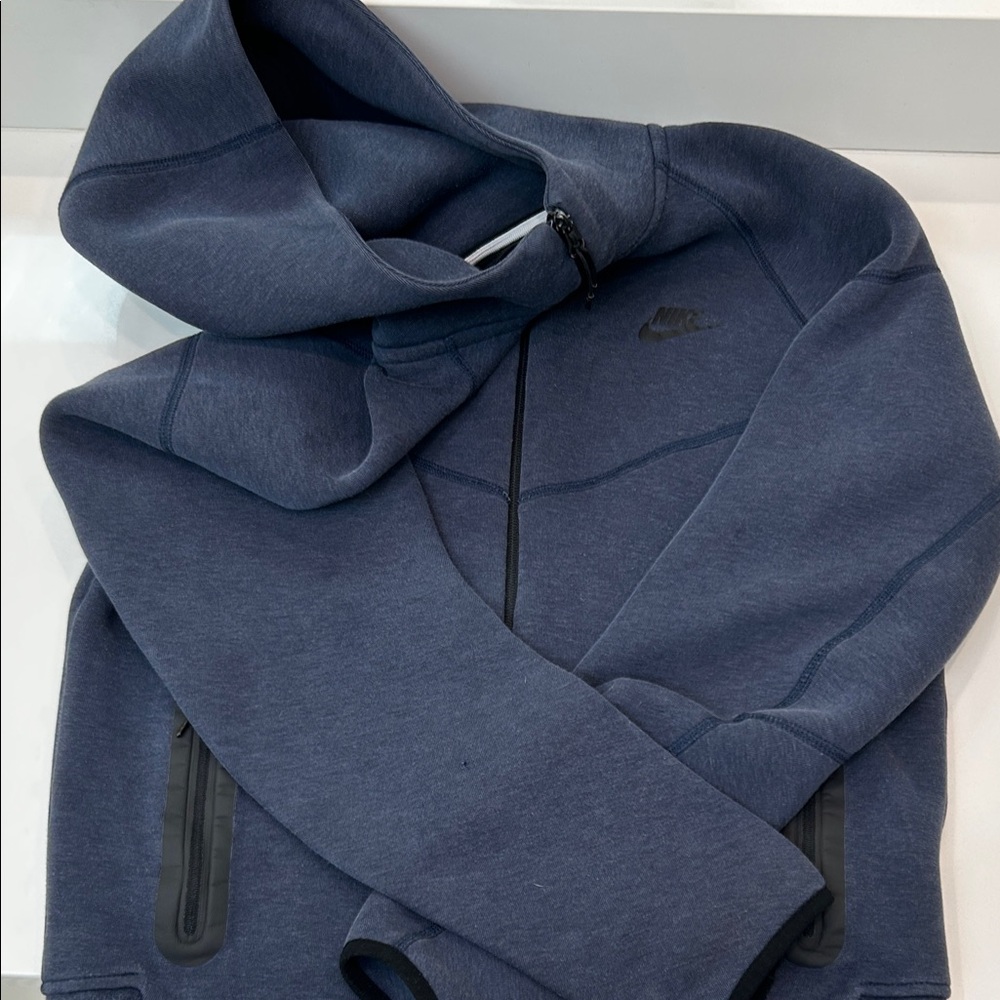 Nike Tech Dark Navy Pullover Hoodie